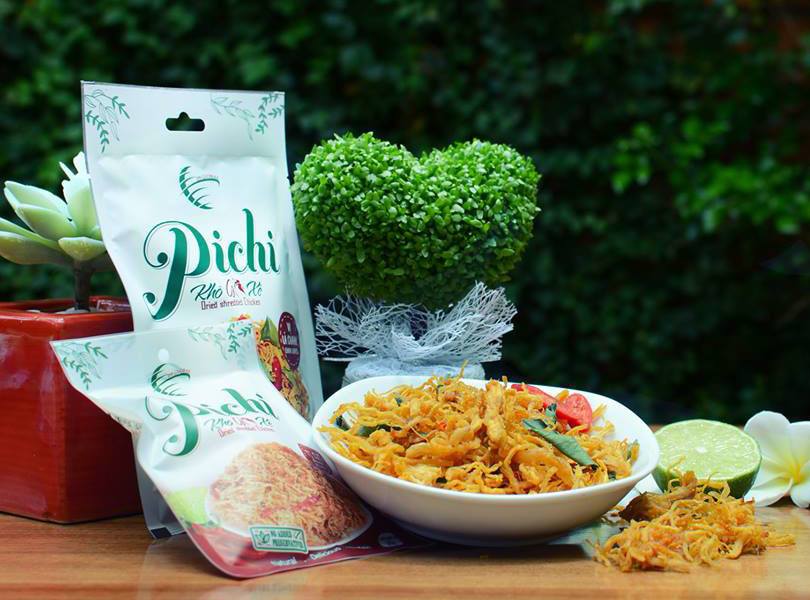 Khô gà xé cay vị lá chanh 50g