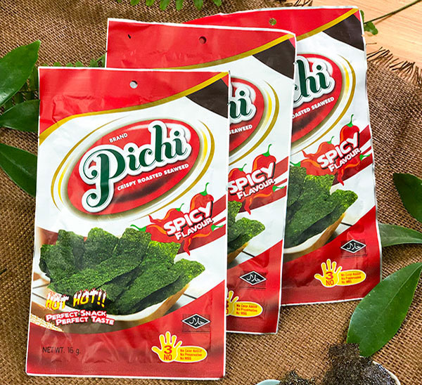 Snack rong biển nướng giòn vị cay