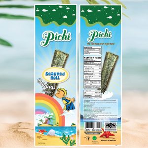 Snack rong biển cuộn giòn vị mùi tạt