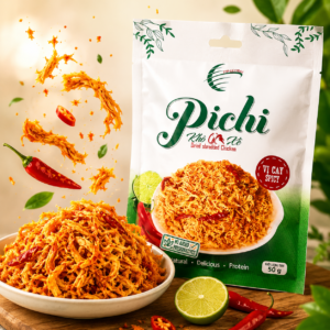 Pichi khô gà xé 50g – vị cay truyền thống